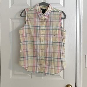 Ralph Lauren sleeveless blouse. Size M
